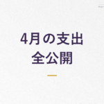 【実録家計簿12】30代一人暮らしの支出を公開｜2026年4月