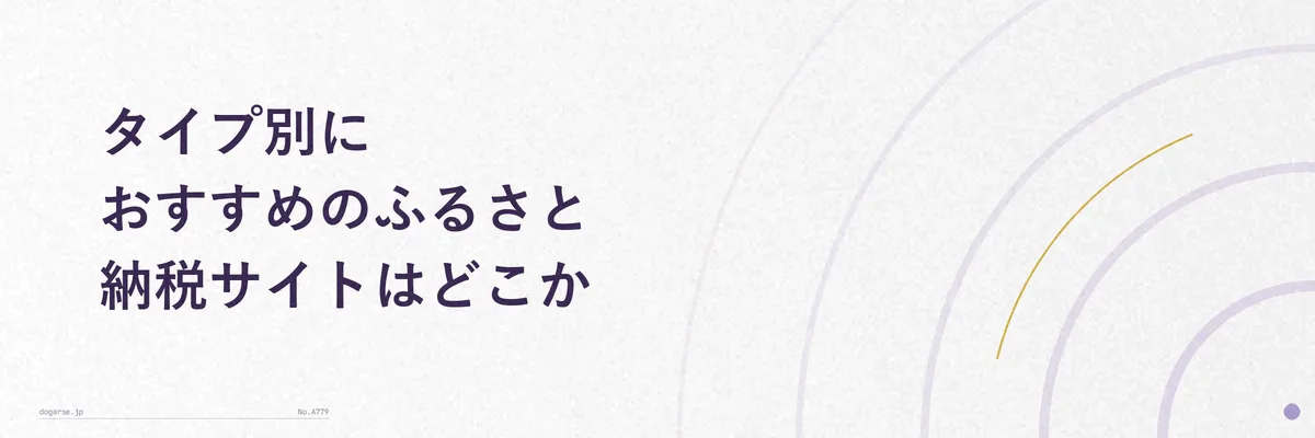 重視するポイント別におすすめサイトを振り分けたフローチャート風イメージ