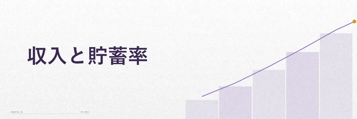 2025年6月の収入と貯蓄率を示す家計簿イメージ図解